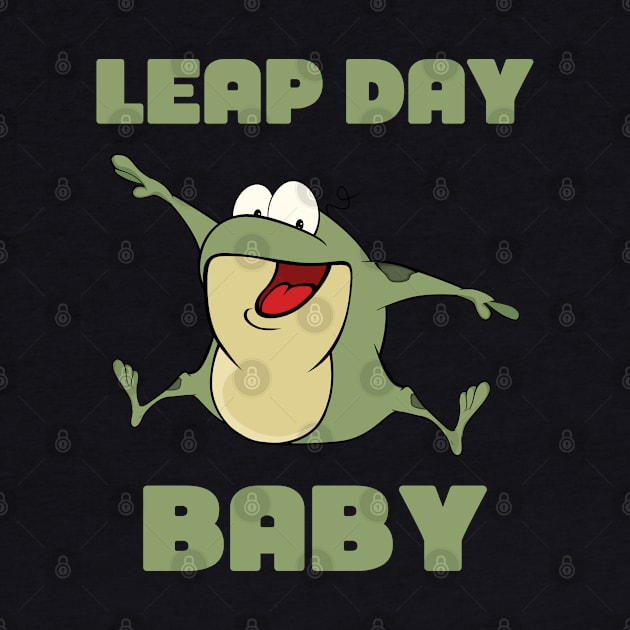 Leap Year Baby - February 29th Birthday - Leaping Frog by mstory